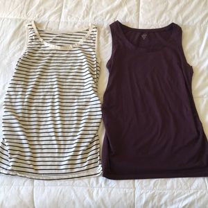 2 GAP MATERNITY tank tops